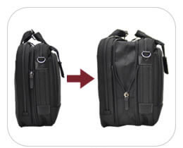 ビジネスバッグ メンズ仕様で選ぶ 3way ビジネスバッグ 横背負い マチ拡張 マチ幅 おすすめ