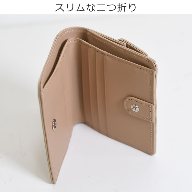 サイフ 二つ折り財布 レディース 薄い ブランド 使いやすい コンパクト