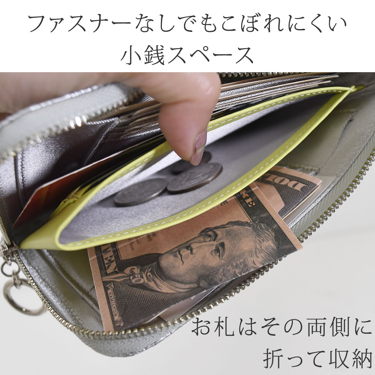 アルカン 財布 レディース l字ファスナー コンパクト ブランド 薄型 長