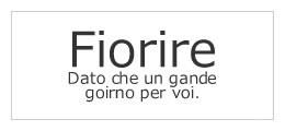 fiorire