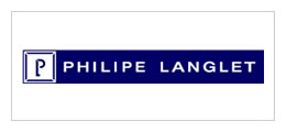 フィリップラングレー PHILIPE LANGLET ダレスバッグ メンズ 男性 黒 高級 本革
