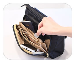 お財布ショルダーバッグ 女性 お財布ポーチ 旅行 ウォレットショルダー 財布一体型