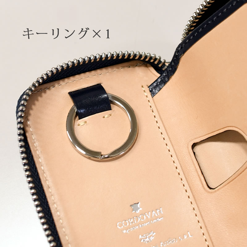 キーケース メンズ 30代 キーホルダー コードバン スマートキー おしゃれ 人気 ブランド レザー 革 ラウンドファスナー 最高級 エイジング おすすめ 馬革 Cordovan Pid ピーアイディー なら 目々澤鞄 バッグ販売一筋７２年
