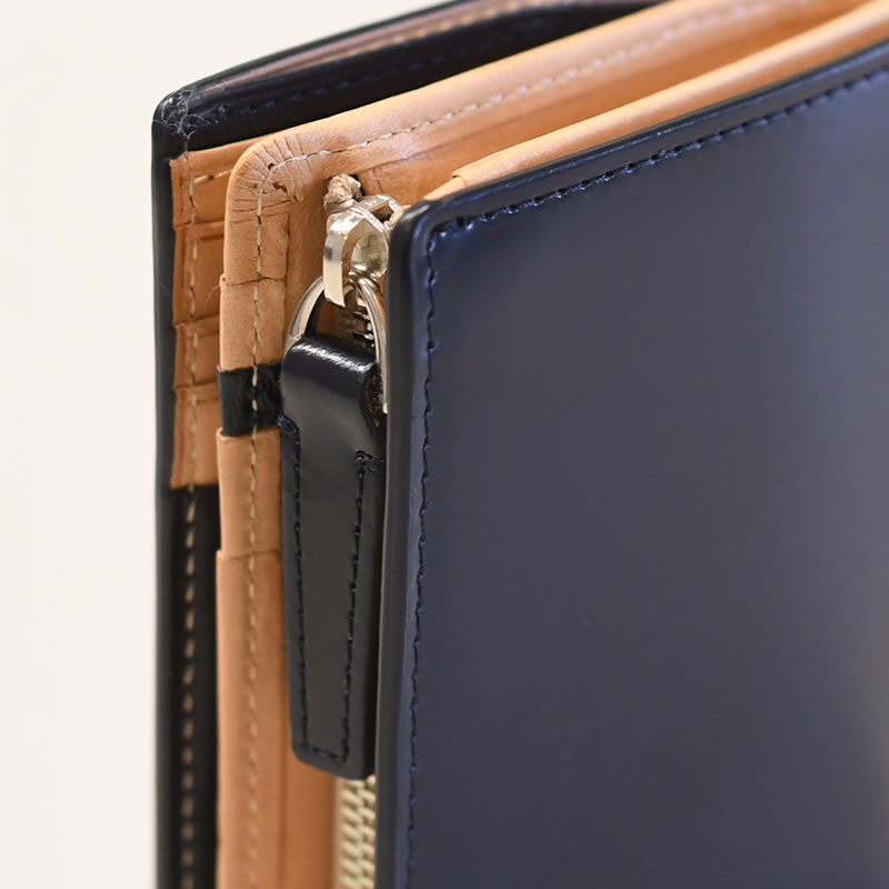 コードバン 財布 二つ折り メンズ ミドル財布 ミドルウォレット 大容量