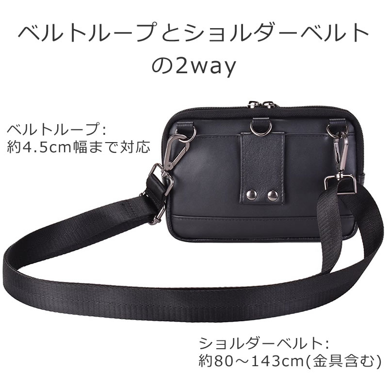 ＊メンズ ショルダーバッグ＊ ボディバッグ ウエストバッグ ブルー 匿名配送