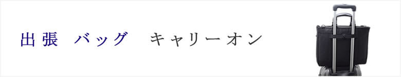 出張 バッグ キャリーオン